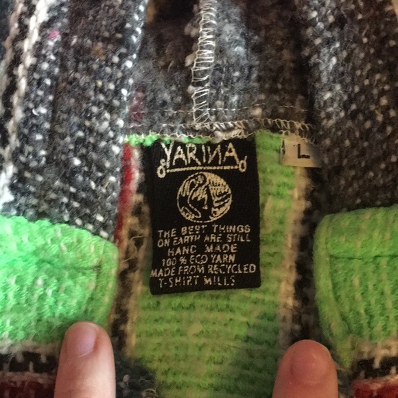 Vibrant Handmade Baja Sweater - Picture 2 of 3